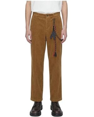 Song For The Mute Straight Trousers - Marron