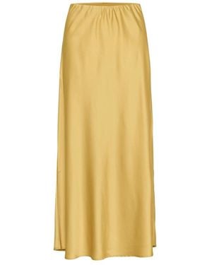 Saint Tropez Midi Skirts - Yellow
