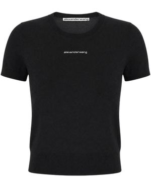 Alexander Wang Round-Neck Knitwear - Black
