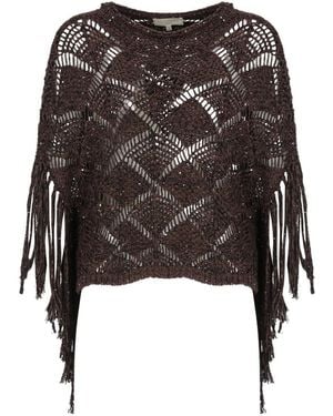 Antonelli Round-Neck Knitwear - Negro