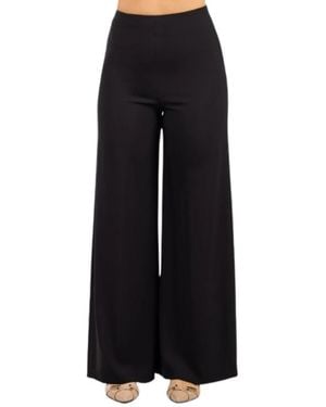 Hanita Wide Trousers - Black