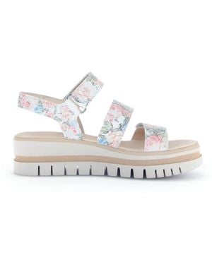 Gabor Wedges - Blanco