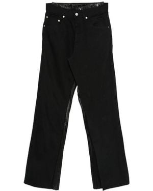 Junya Watanabe Straight Trousers - Black