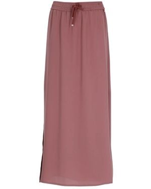 Herno Drawstring Maxi Skirt - Lila