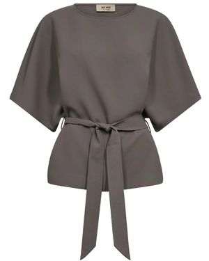 Mos Mosh Blouses - Grijs