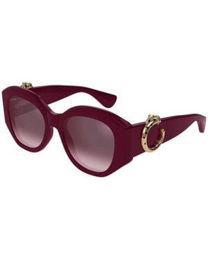 Cartier Ct0502S 004 Zonnebril - Paars