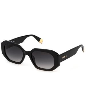Furla Sonnenbrille schwarz beige verlauf
