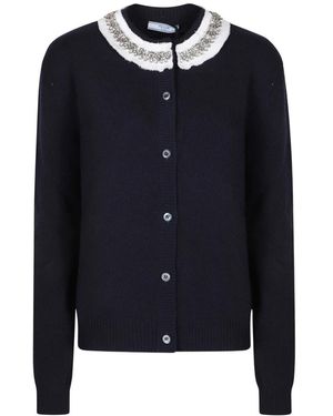 Prada Truien & Vesten ,Blauw ,Cardigan
