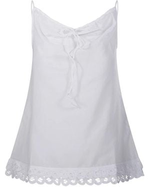 By Malene Birger Zachte Witte Elle Top