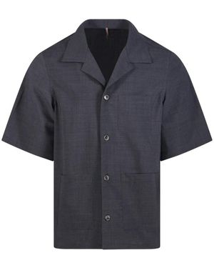 Santaniello Short Sleeve Shirts - Blue