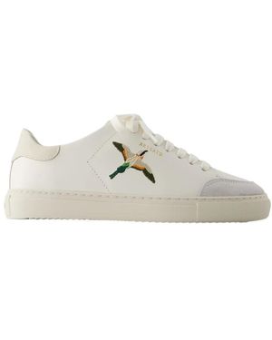 Axel Arigato Weiße Leder Vogel Sneakers - Grau