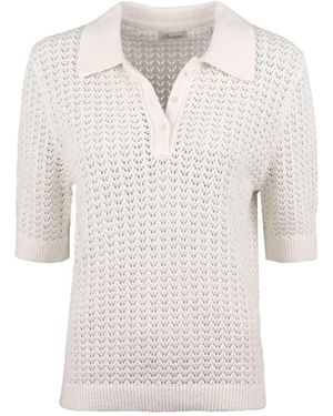 Stenströms Truien & Vesten ,V-Neck Truien - Wit
