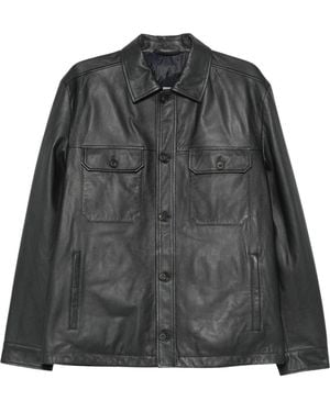 Corneliani Leather Jackets - Nero