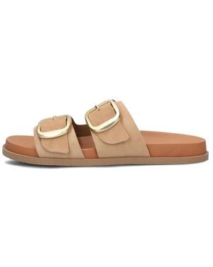 Notre-v Wildleder Sommer Hausschuhe - Natur