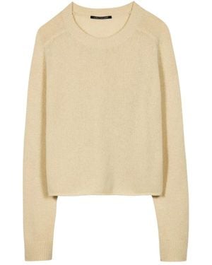Luisa Cerano Round-Neck Knitwear - Natural
