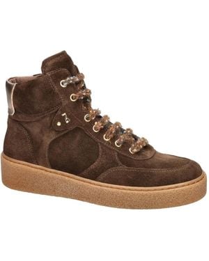 Nero Giardini Schoenen ,Bruin ,Leer I617522D Hoge Sneaker