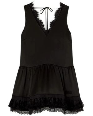 Ganni Short Dresses - Negro