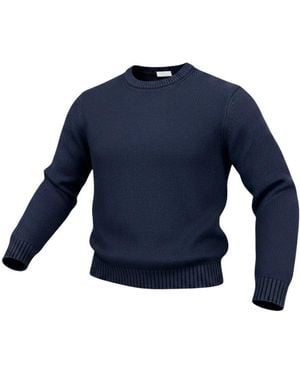 Aspesi Grobstrick-Pullover - Blau