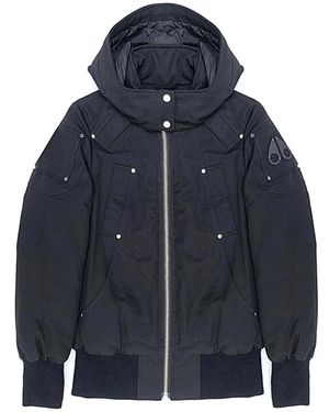 Moose Knuckles Jassen ,Zwart ,Giubbino - Blauw