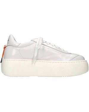 Barracuda Schoenen ,Wit ,Leer Bd 1504A Sneaker