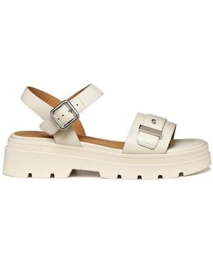 Geox Flat Sandals - Metálico