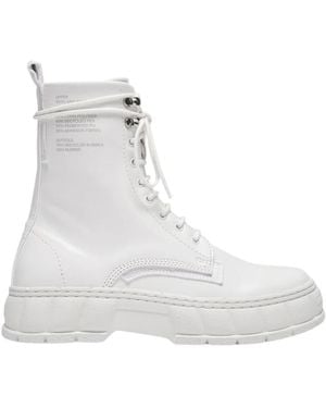 Viron Lace-Up Boots - Grey