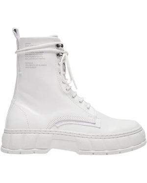 Viron Lace-Up Boots - Gray