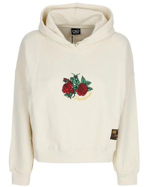 Propaganda Korte Hoodie Met Voorzak - Wit