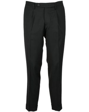 MICHELE CARBONE Suit Trousers - Zwart