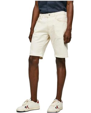 Pepe Jeans Casual Shorts - Natural