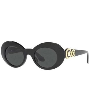 Versace Ovale Zonnebril - Zwart