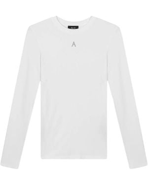 Alix The Label Long Sleeve Tops - White