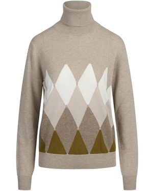 Ballantyne Cashmere Knitwear - Gris