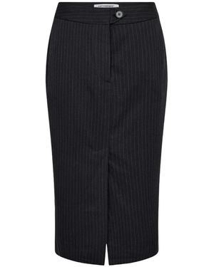 co'couture Midi Skirts - Black