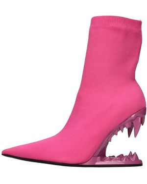 Gcds Schoenen ,Roze ,Leer Morso Ankle Boot