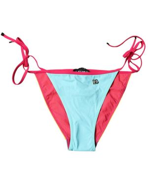 Dolce & Gabbana Logo Bikini Bottom Bademode - Rot