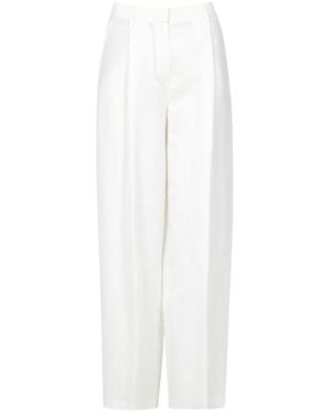 Grifoni Wijde Broek - Wit