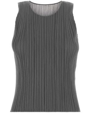 Issey Miyake Sleeveless Tops - Gris
