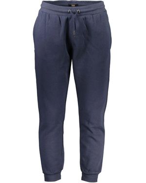 Roberto Cavalli Broeken ,Blauw ,Katoen Blauwe Katoenen Elastische Taillebroek