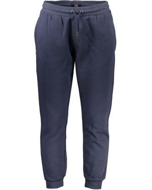 Roberto Cavalli Polyester Track Pant - Blue