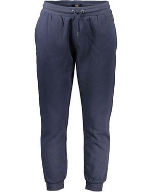 Roberto Cavalli Broeken ,Blauw ,Katoen Blauwe Katoenen Elastische Taillebroek