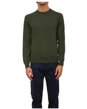 Corneliani Round-Neck Knitwear - Green