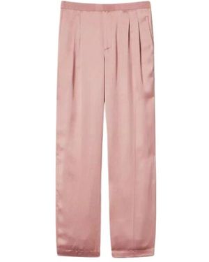 Twinset Straight Trousers - Pink