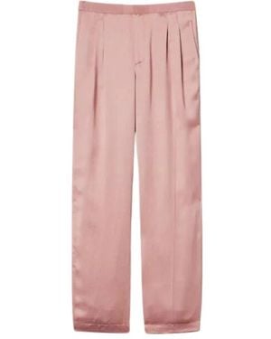 Twinset Straight Trousers - Pink