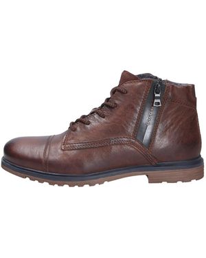 Bugatti Lace-Up Boots - Marrone