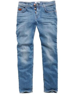 carlo colucci Slim-Fit Jeans - Azul