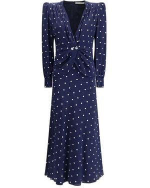 Alessandra Rich Maxi Dresses - Blauw