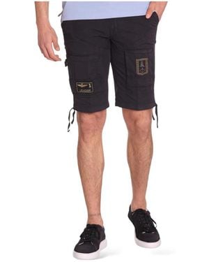 Aeronautica Militare Casual Shorts - Blue