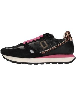 MonoWay Schoenen ,Veelkleurig ,Leer Sneakers - Zwart
