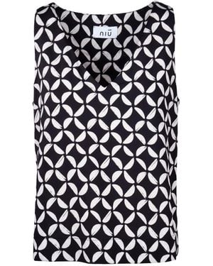 Niu Sleeveless Tops - Negro